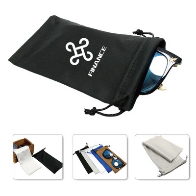 Full Color Microfiber Glass Cleaning Cloth Bag