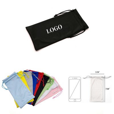 Microfiber Drawstring Pouch/Sunglasses Pouch